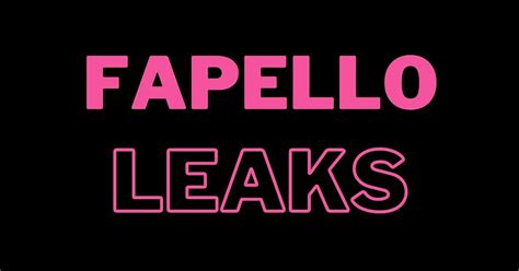 fapello leaks|Fapello